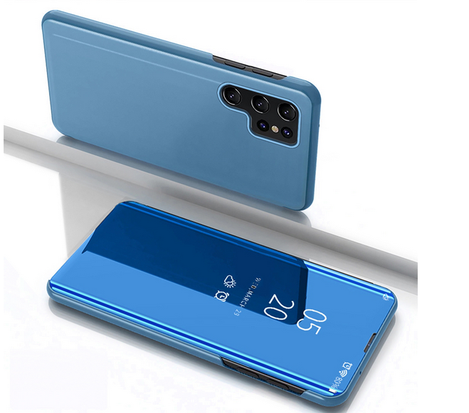 Telefontok Samsung Galaxy S25 Ultra - Kék Clear View Tok