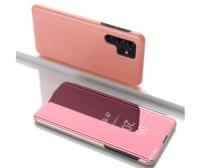 Telefontok Samsung Galaxy S25 Ultra - Rose gold Clear View Tok