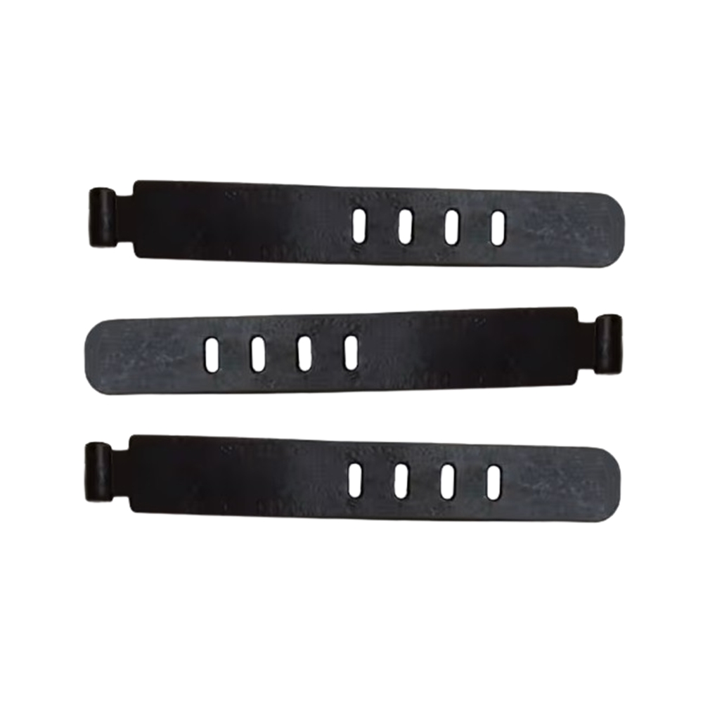 Kábelrendező - 3db fekete, szilikon kábelrendező szalag