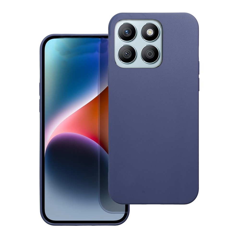 Telefontok Honor X7d - kék szilikon hátlap tok