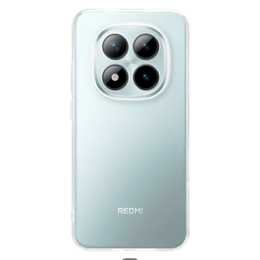 Telefontok Xiaomi Redmi Note 15 Pro 5G - kameravédős átlátszó szilikon tok