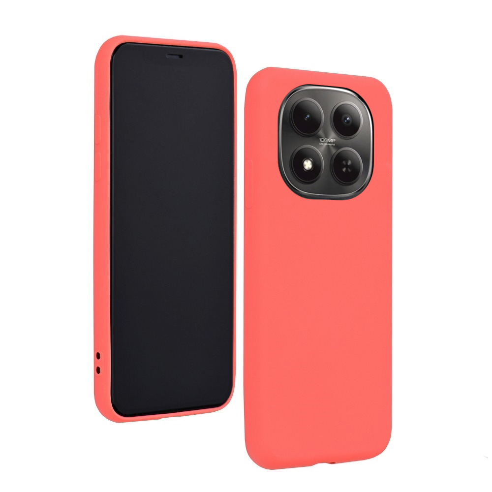 Telefontok Xiaomi Redmi Note 15 Pro 5G - korallpiros szilikon hátlap tok