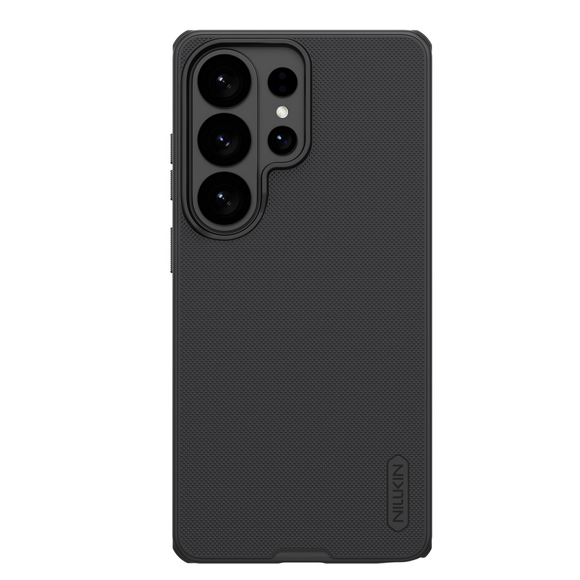 Telefontok Samsung Galaxy S26 Ultra - Nillkin Super Frosted - fekete hátlap tok beépített mágnessel (MagSafe kompatibilis)