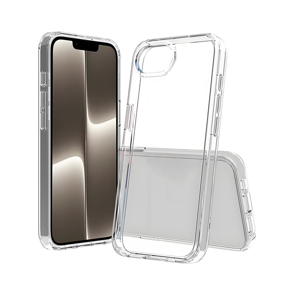 Telefontok iPhone 17e - átlátszó szilikon hátlap tok