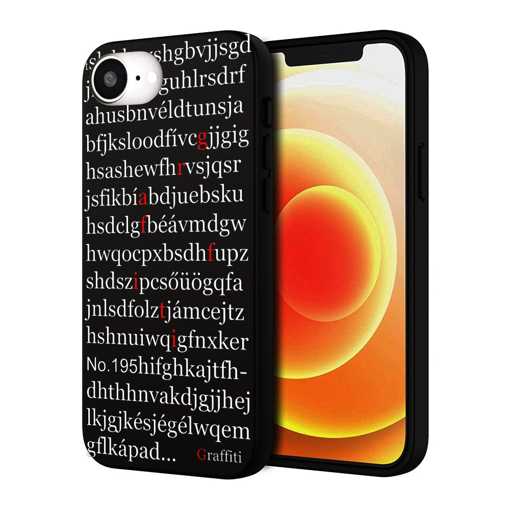 Telefontok  iPhone 17e - Graffiti No.195 mintás szilikon tok