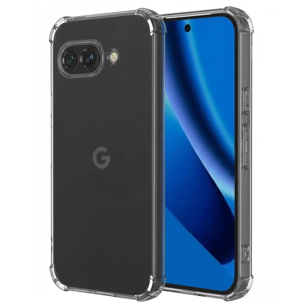 Telefontok Google Pixel 10a - ütésálló átlátszó hátlap tok