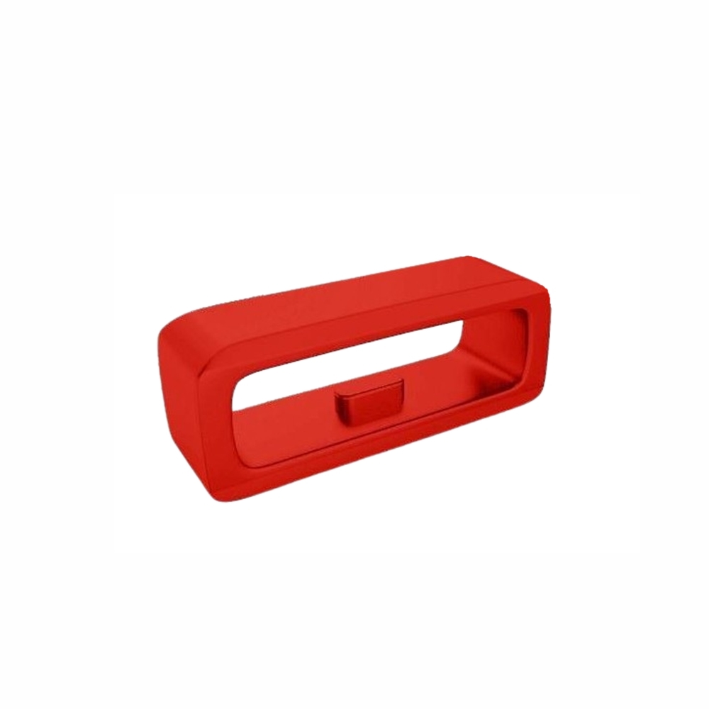 Okosóra szíj bújtató - 20 mm széles, piros szilikon (1db)