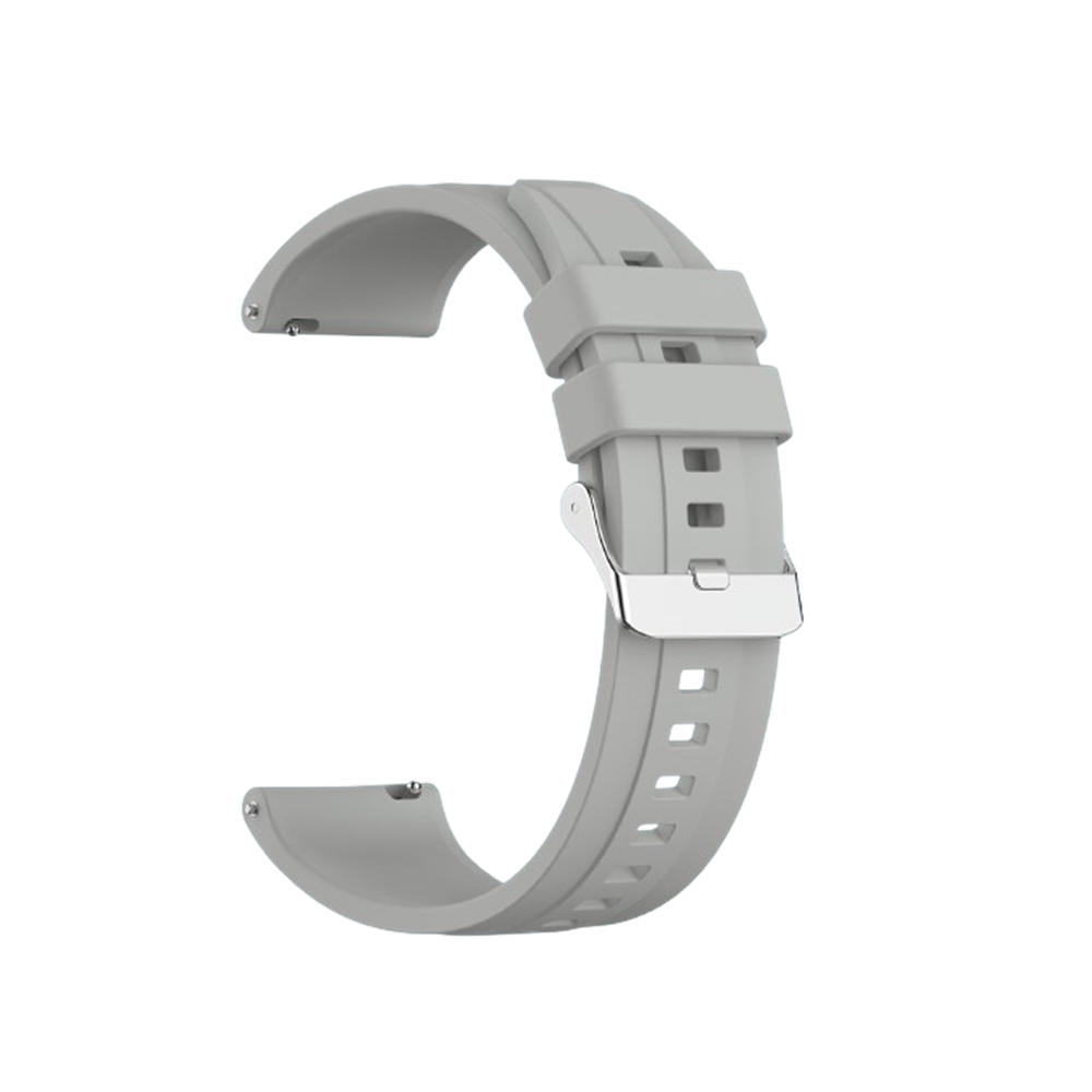 Okosóra szíj - Samsung Galaxy Watch7 - szürke szilikon szíj (szíj szélesség: 20 mm)