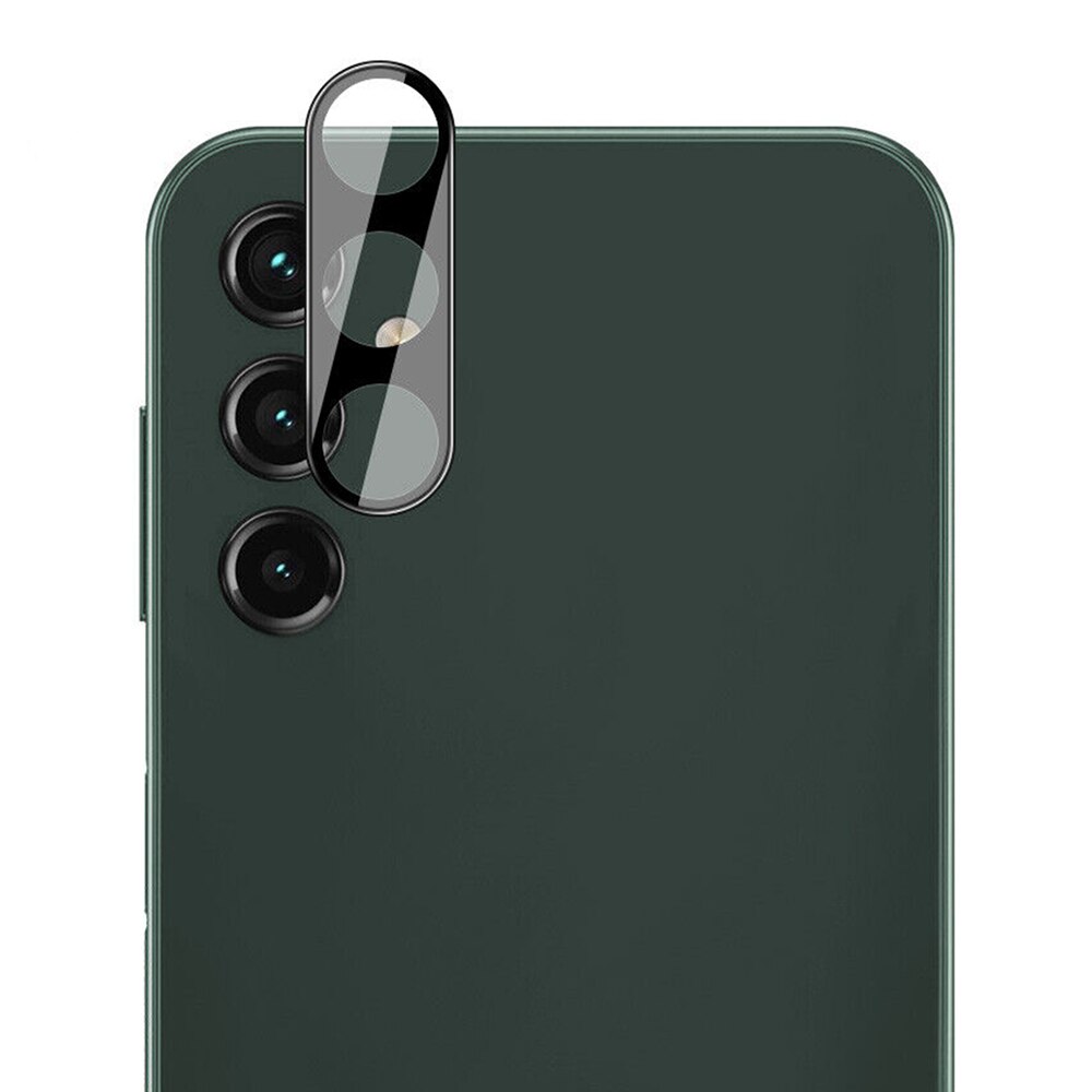 Üvegfólia Samsung Galaxy A37 5G - kamera üvegfólia fekete kerettel (3D)