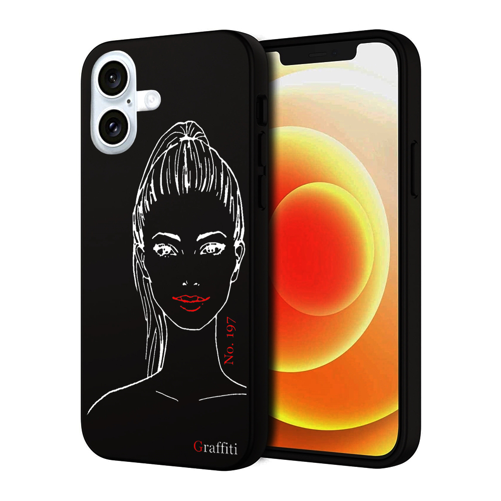 iPhone 17 telefontok - Graffiti No.197 mintás szilikon tok