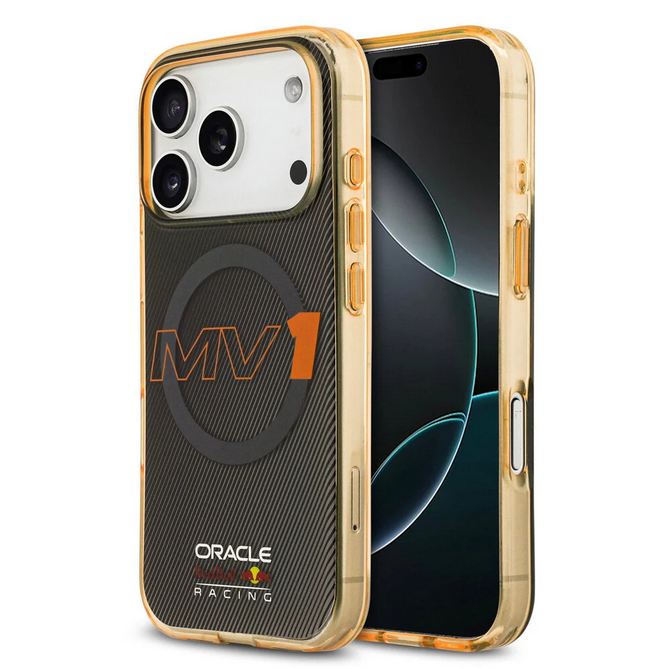 Telefontok iPhone 17 Pro - Red Bull Racing MV1 - MagSafe kompatibilis szürke hátlap tok