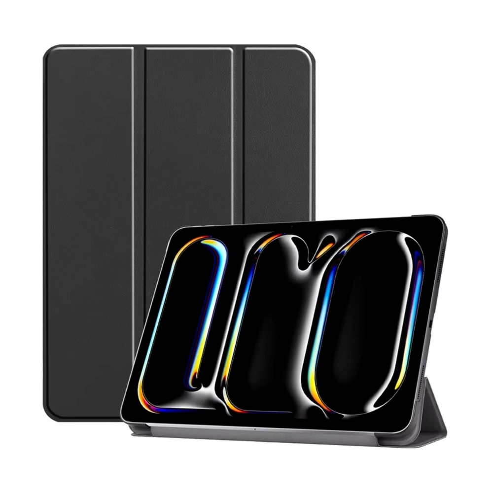 Tablettok iPad Pro 13 2024-2025 (7-8. Gen, 13 coll) - fekete smart case tablet tok