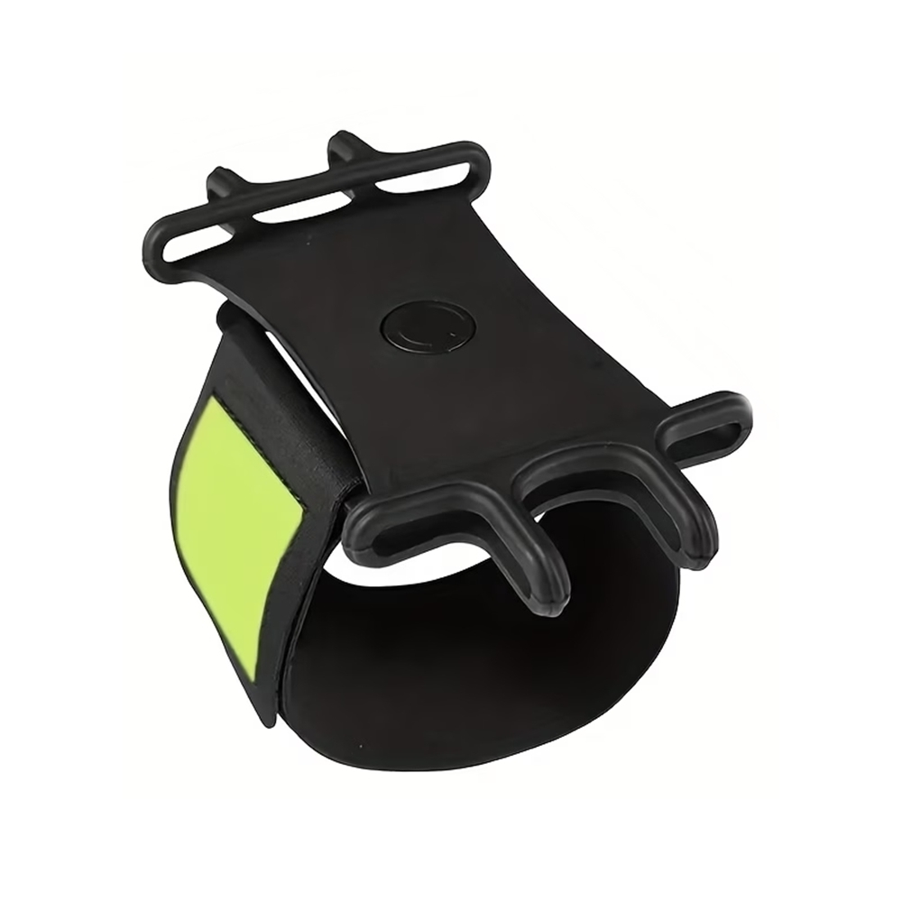 Univerzális telefontartó sport csuklópánt, fekete/zöld