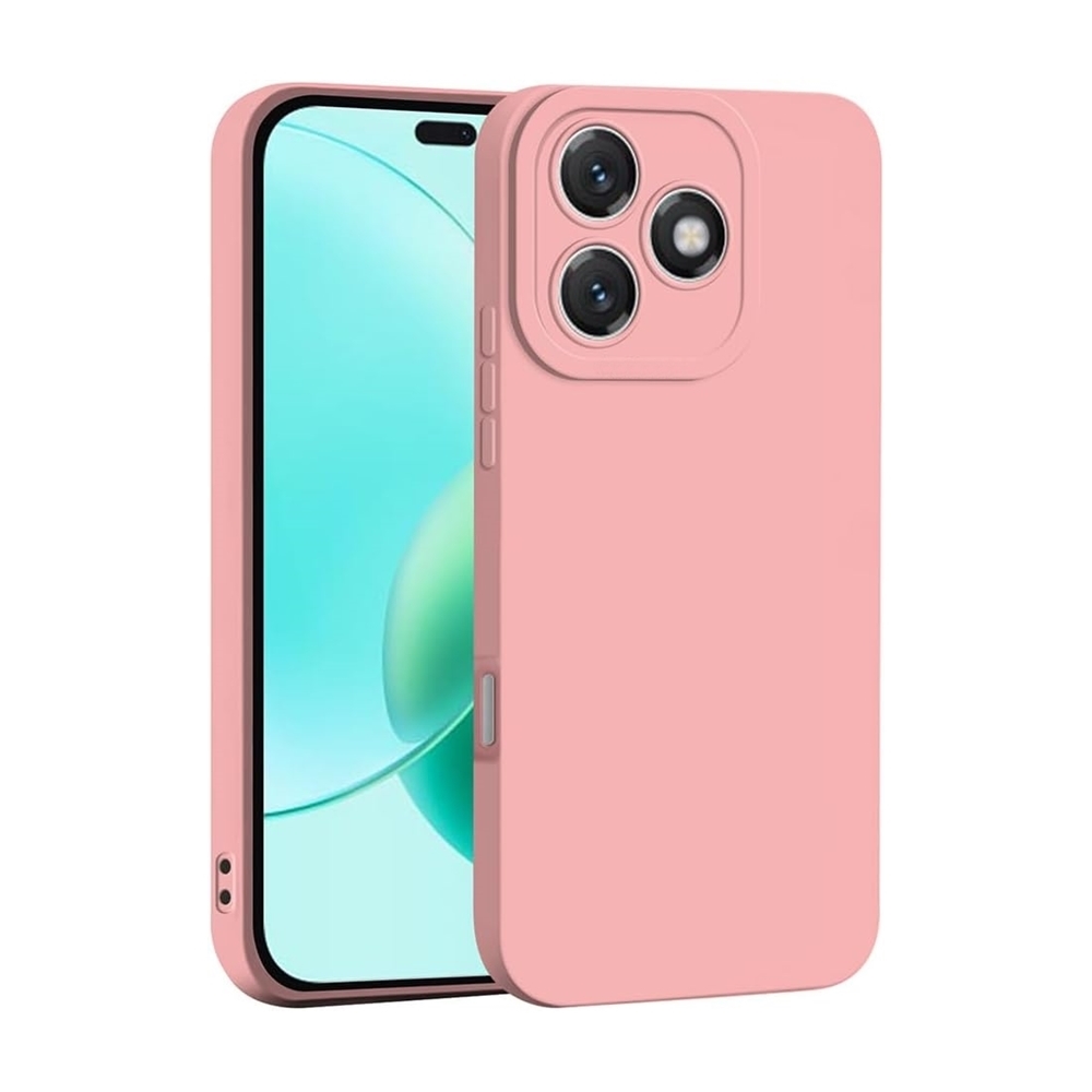 Telefontok Honor X5c Plus - PASTEL - púder pink szilikon hátlap tok