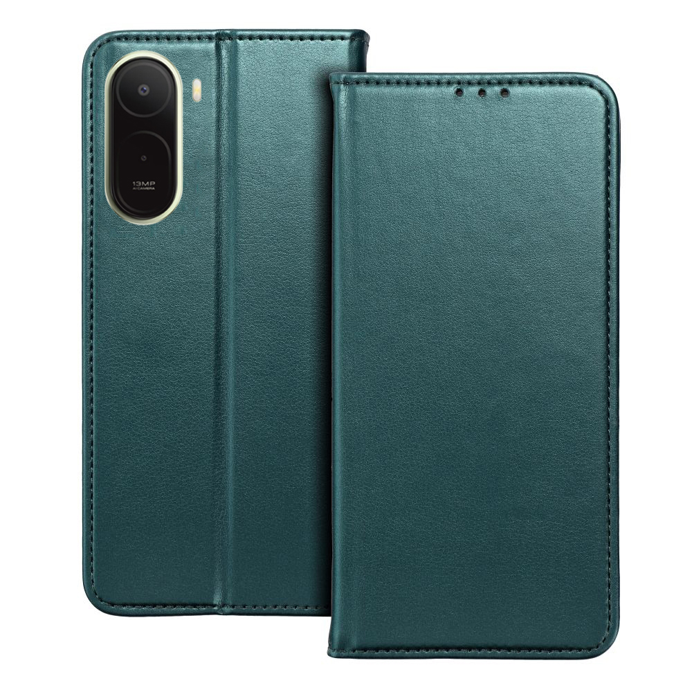 Telefontok Xiaomi Redmi A7 Pro - Smart Magnetic zöld szilikon keretes mágneses könyvtok