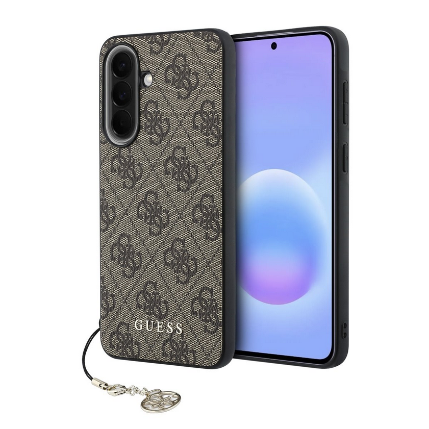 Telefontok Samsung Galaxy A57 5G - Guess 4G Charm Hátlaptok - Barna