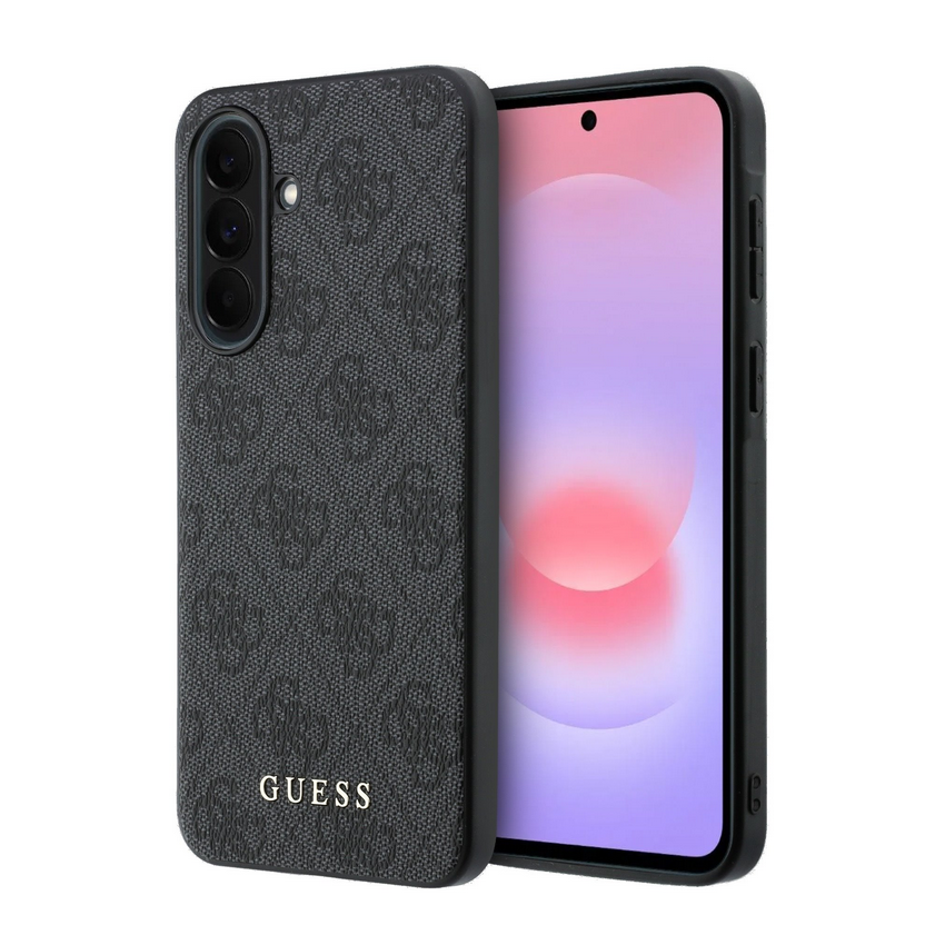 Telefontok Samsung Galaxy A37 5G - Guess Metal Classic Logo Hátlaptok - szürke