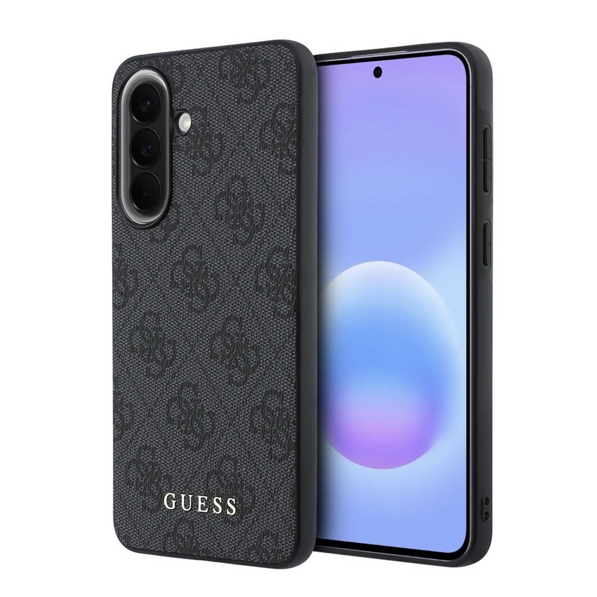 Telefontok Samsung Galaxy A57 5G - Guess Metal Classic Logo Hátlaptok - szürke