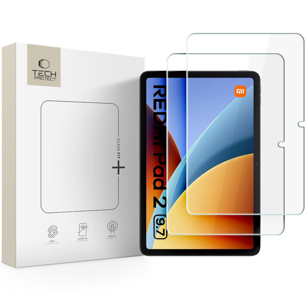 Üvegfólia XIAOMI Redmi Pad 2 (9,7 coll) - Premium Pro+ üvegfólia (2db) (érintő ceruzával kompatibilis)