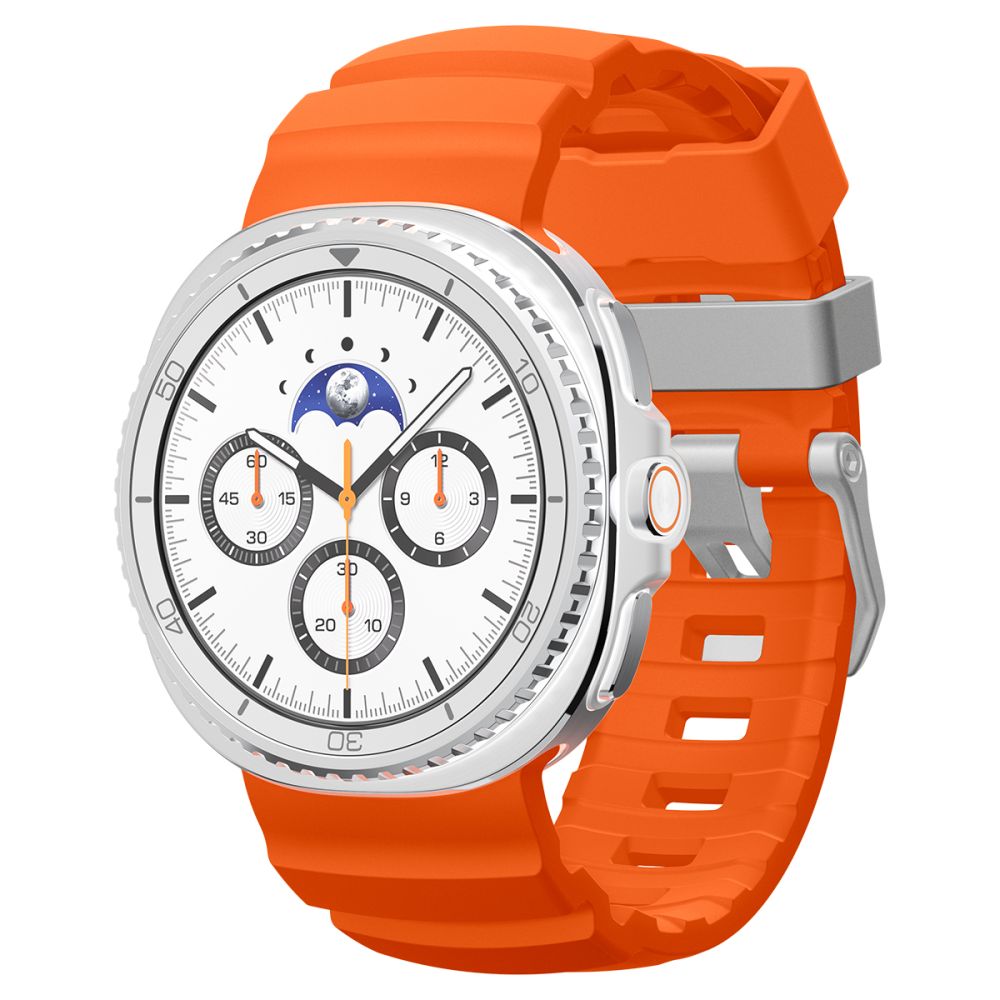Samsung Galaxy Watch 8 / Classic (40 / 44 / 46 mm) - SPIGEN WBS2 BAND narancssárga szíj