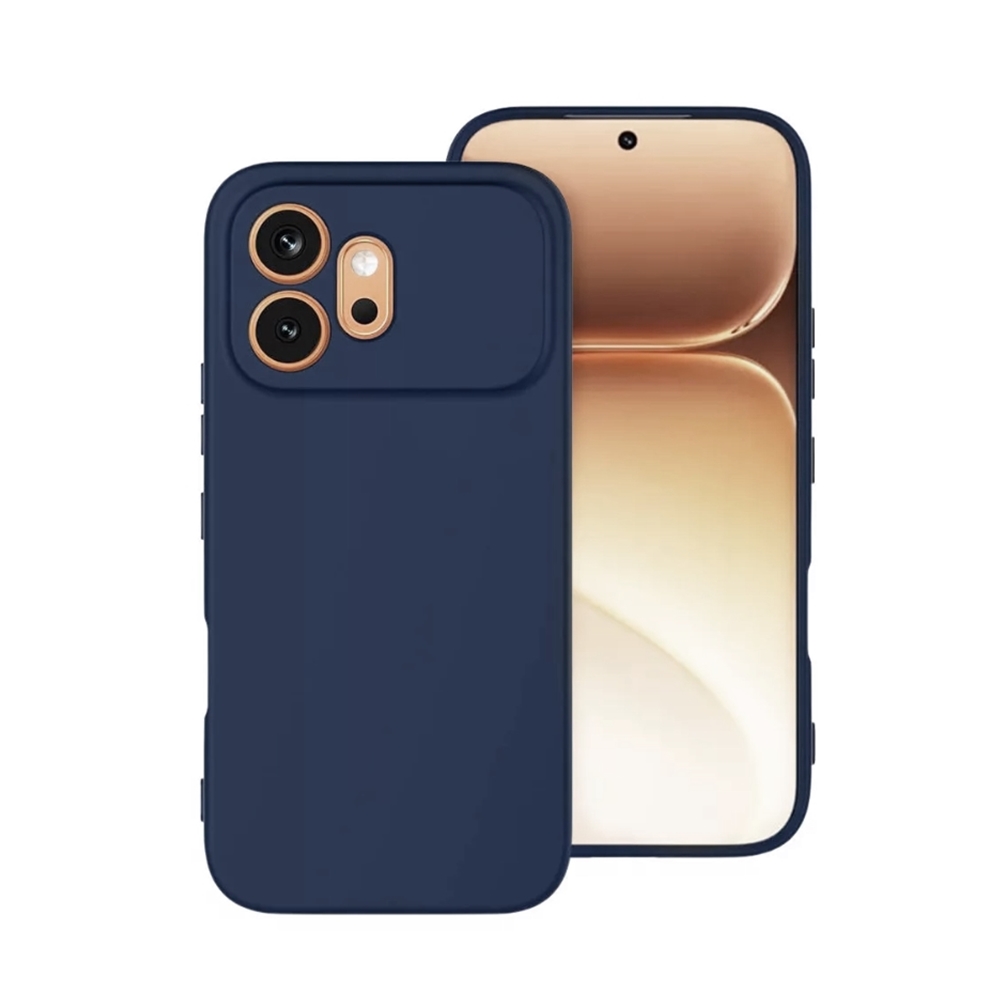 Telefontok Honor 600 Pro 5G - kék szilikon hátlap tok