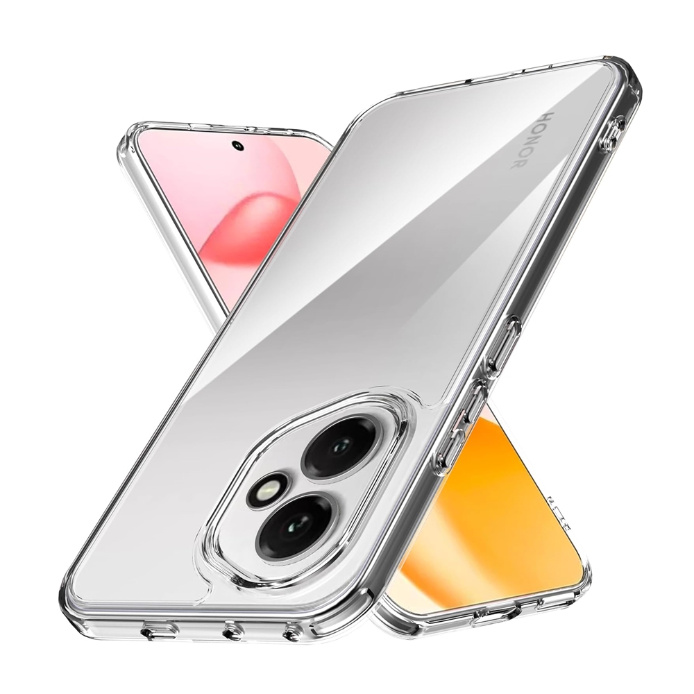 Telefontok Honor 600 Lite 5G - 2mm-es átlátszó szilikon hátlap tok