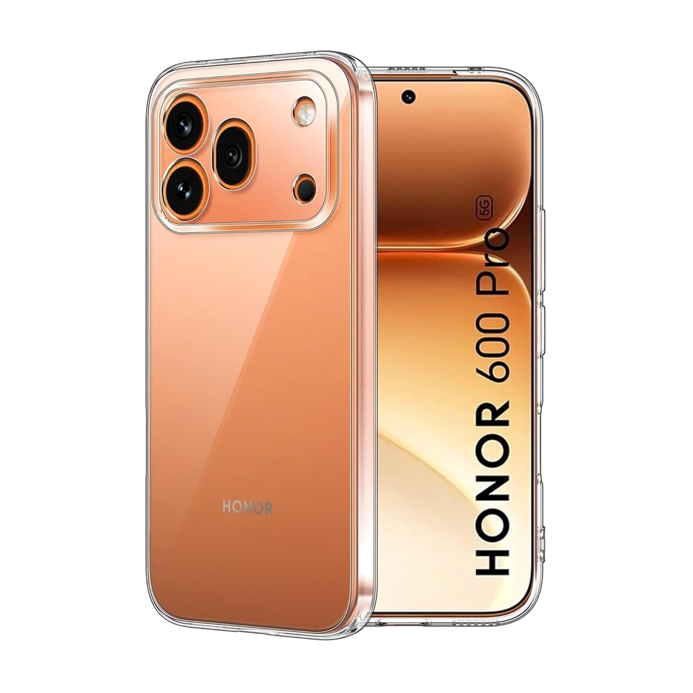 Telefontok Honor 600 Pro 5G - átlátszó szilikon hátlap tok