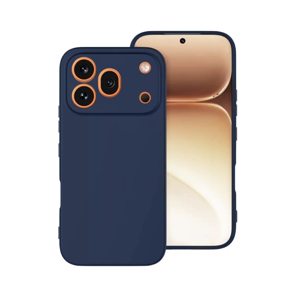 Telefontok Honor 600 Pro 5G - kék szilikon hátlap tok