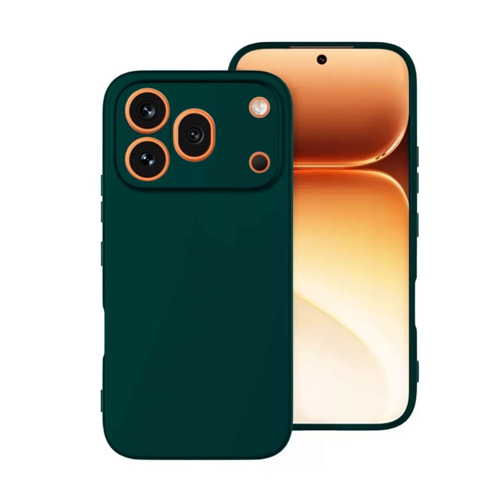 Telefontok Honor 600 Pro 5G - zöld szilikon hátlap tok