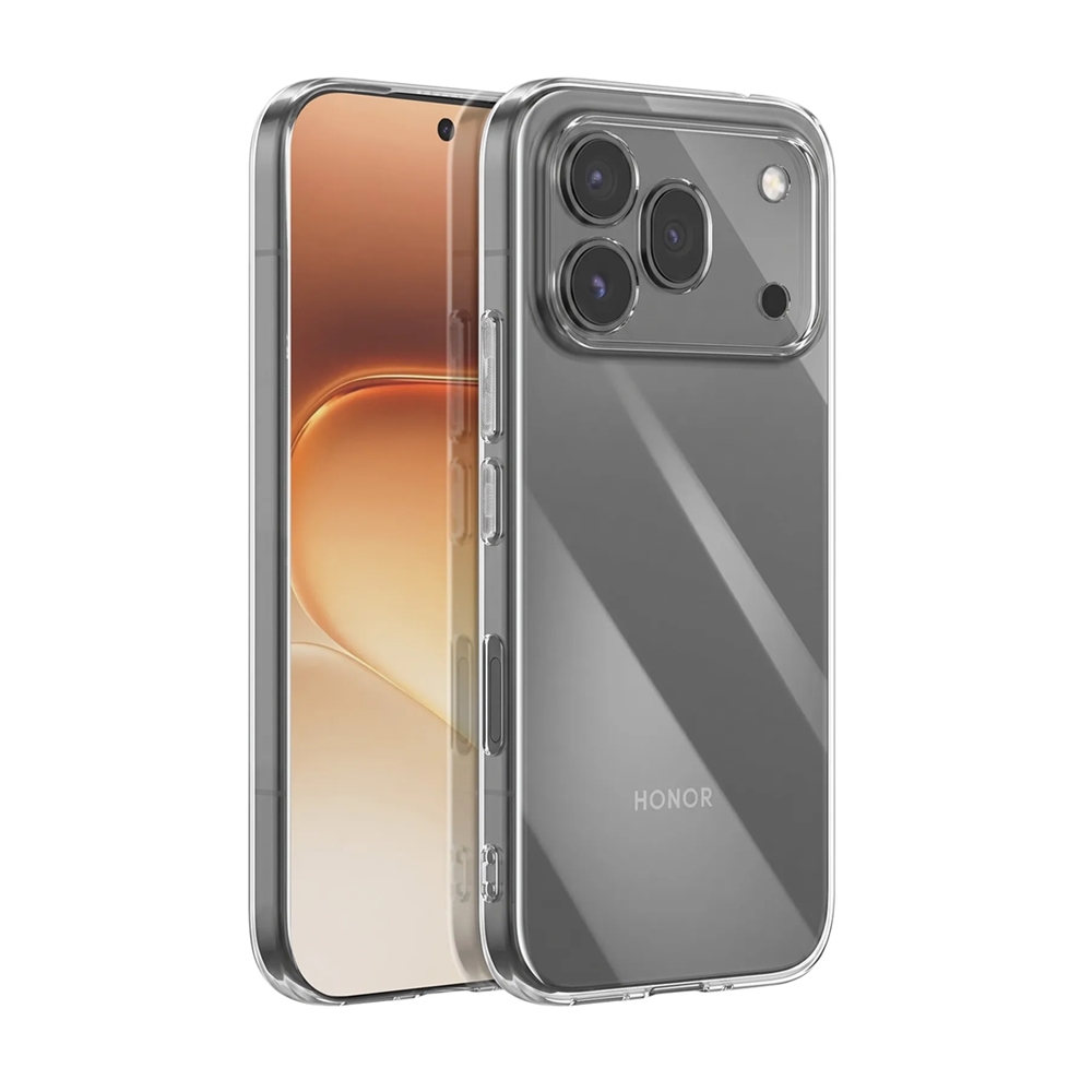 Telefontok Honor 600 Pro 5G - 2mm-es átlátszó szilikon hátlap tok