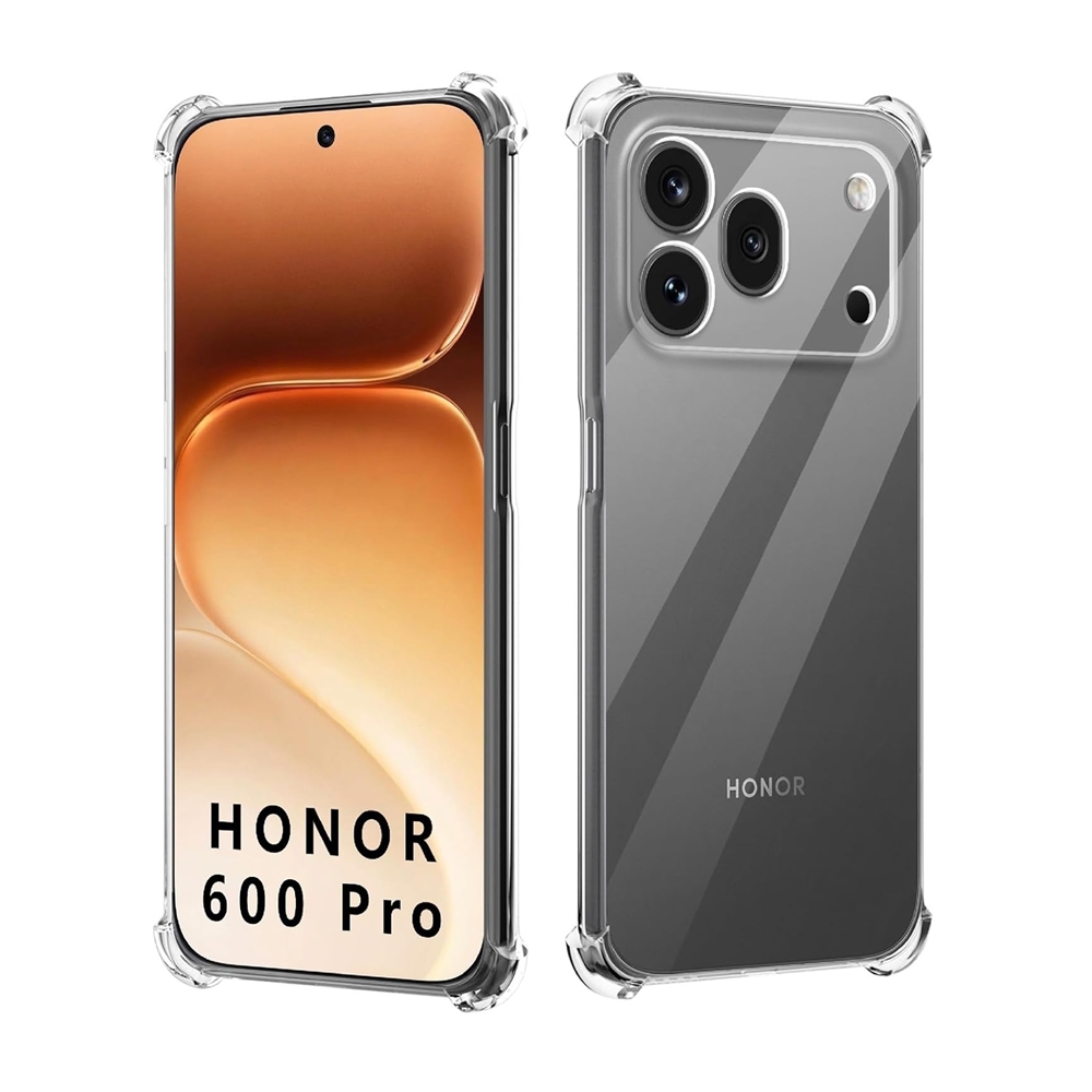 Telefontok Honor 600 Pro 5G - Ütésálló átlátszó hátlap tok