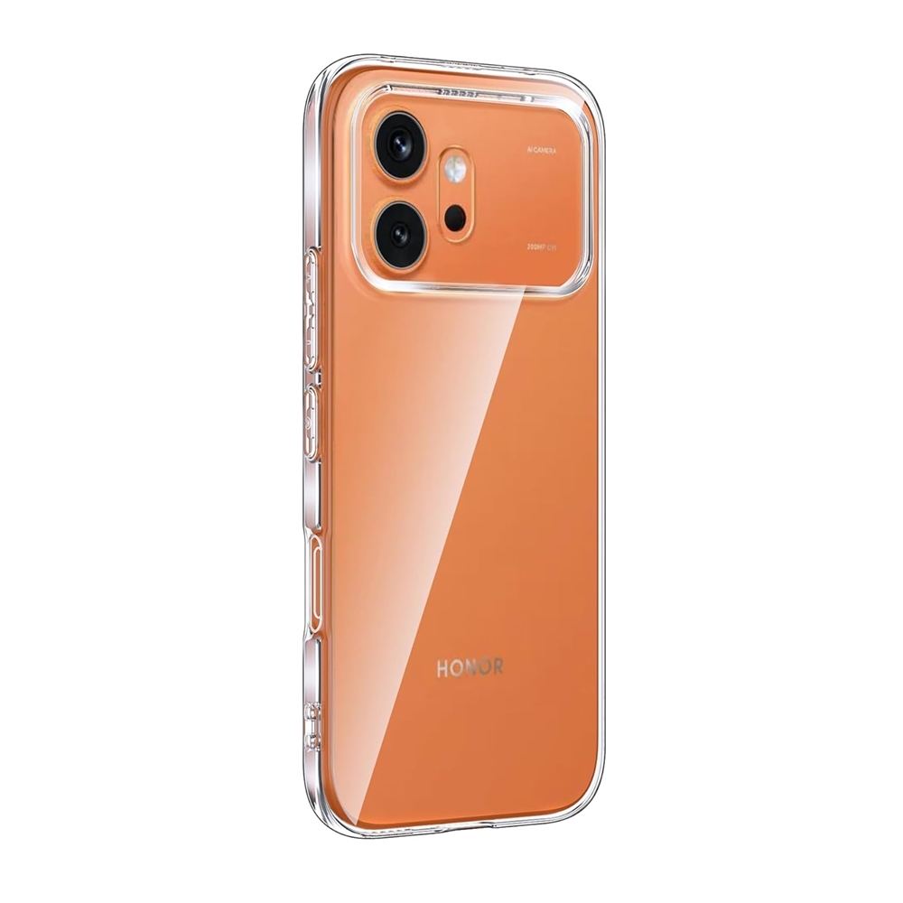 Telefontok Honor 600 5G - 2mm-es átlátszó szilikon hátlap tok