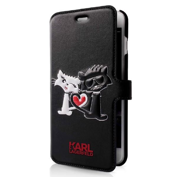 Telefontok Samsung G950 Galaxy S8  - Karl Lagerfeld Choupette in Love Könyv  - Fekete