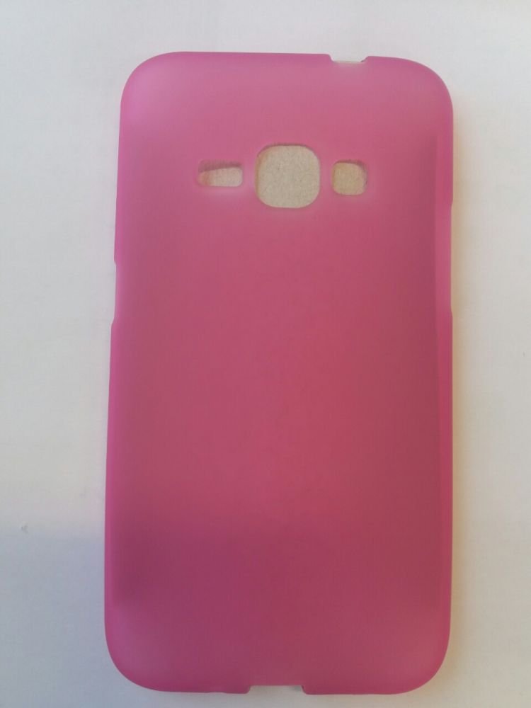 Telefontok Samsung Galaxy J120 Galaxy J1 2016  - pink rózsaszín matt szilikon tok