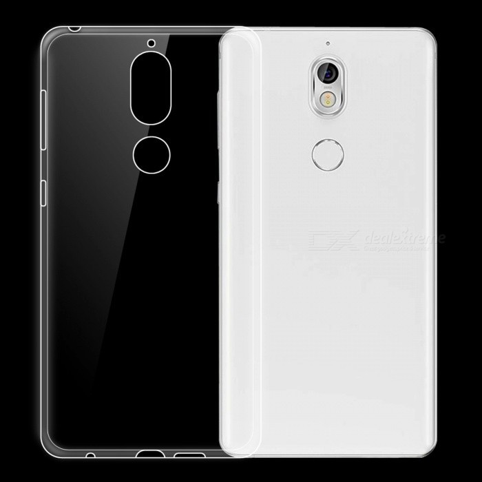 Telefontok Nokia 7 Plus  - ultra vékony 0,5 mm átlátszó szilikon tok