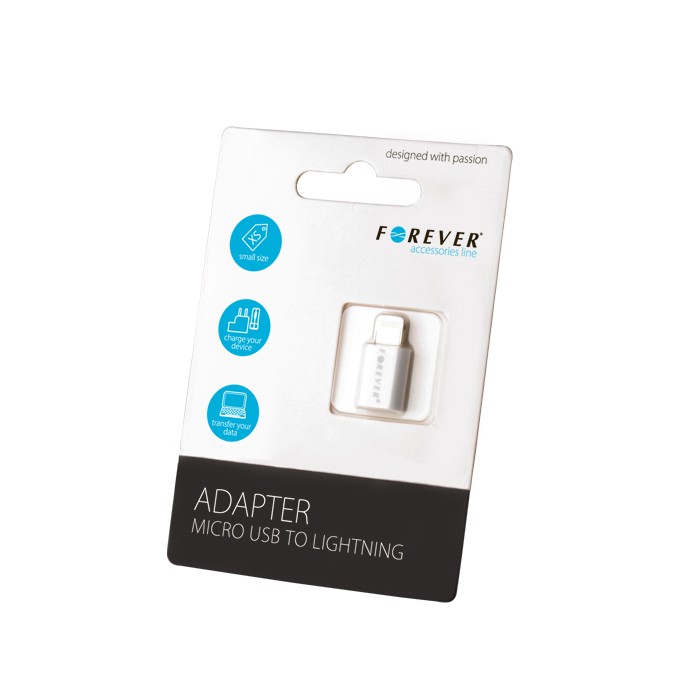 Adapter: Forever micro usb - Lightning 8pin adapter