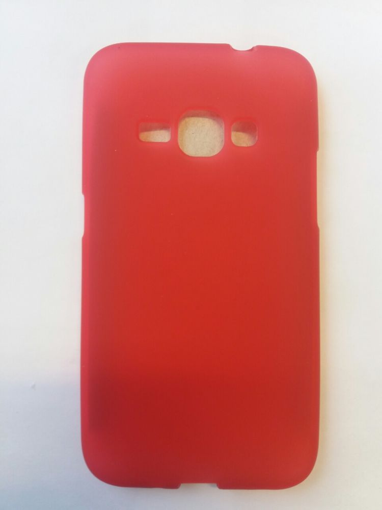 Samsung Galaxy J120 Galaxy J1 2016 Telefontok - piros matt szilikon tok