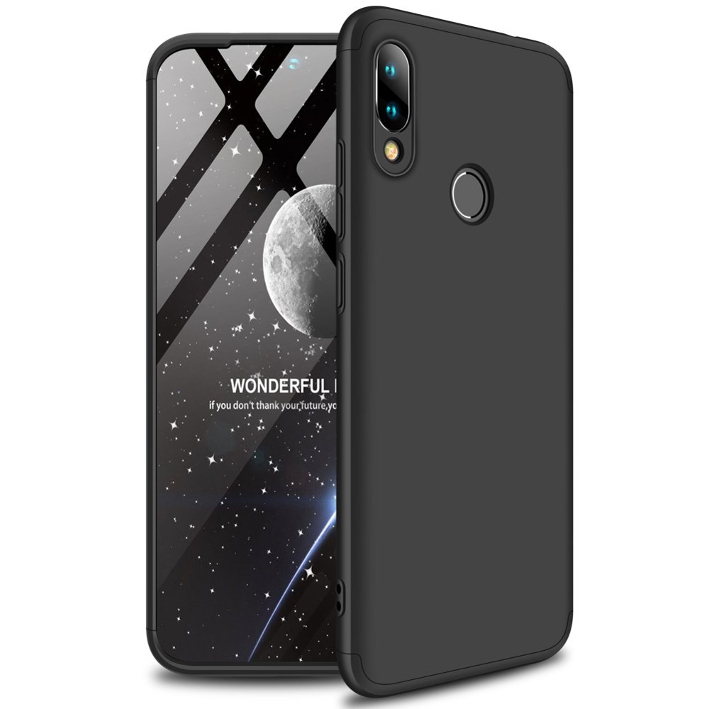 Telefontok Xiaomi Redmi Note 7 - GKK protection 3IN1 - fekete tok