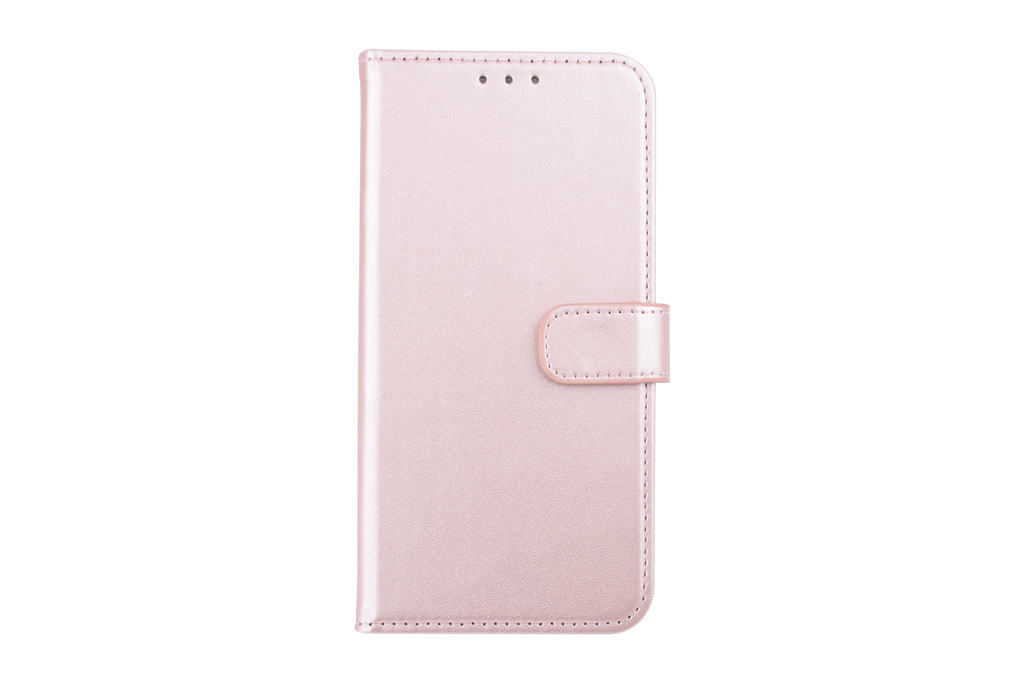 Telefontok Samsung Galaxy J8 - kihajtható tok- Rose Gold