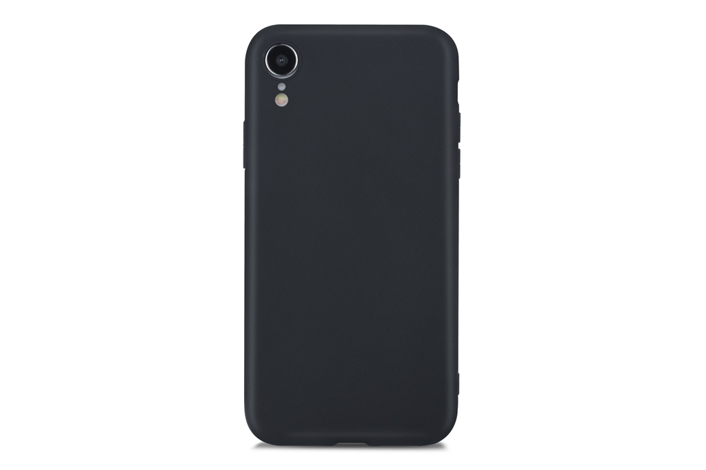 iPhone XR Telefontok - szilikon tok - Fekete 