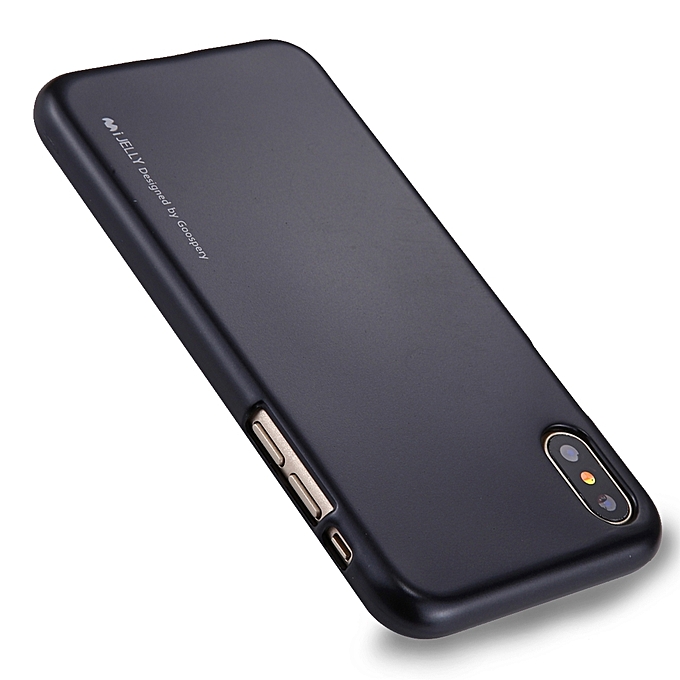 IPHONE XS Max telefontok - hátlap, i-jelly metal Mercury - fekete