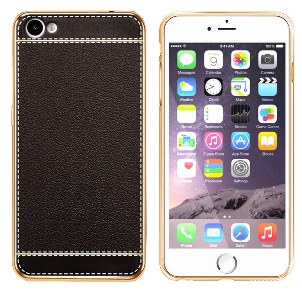 Telefontok iPhone 7 Plus / 8 Plus - Cool fekete műbőr