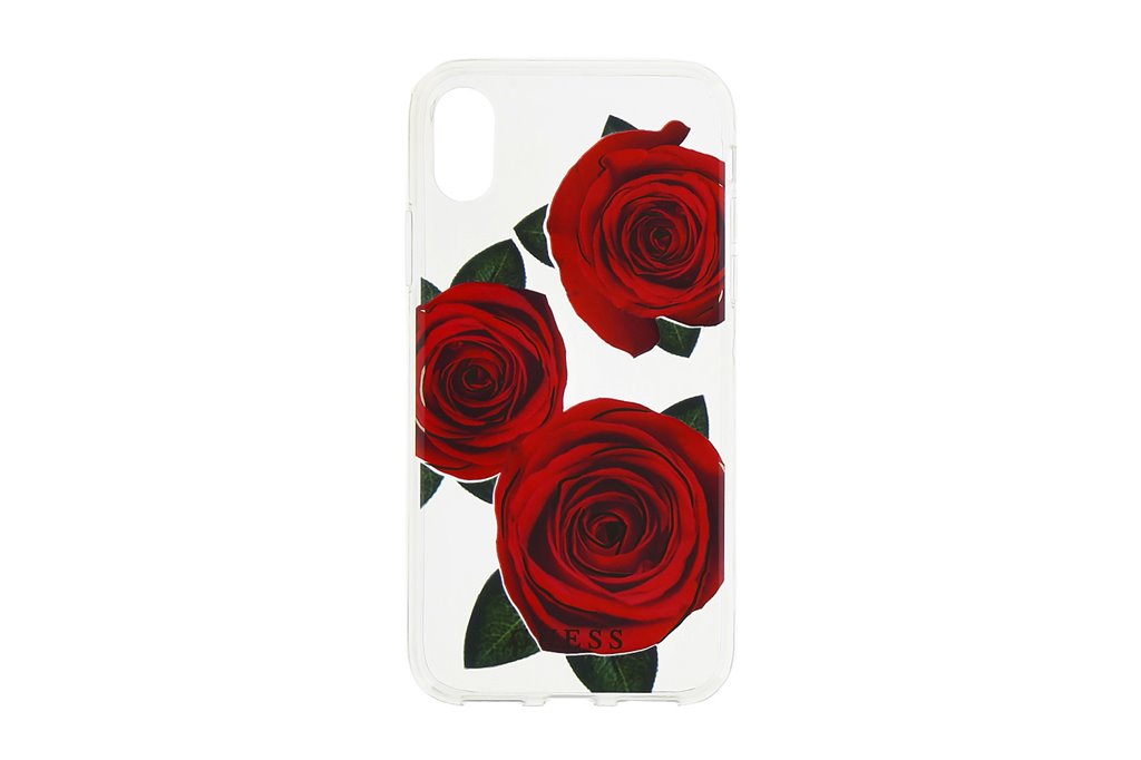 iPhone X / iPhone XS telefontok - Guess Kemény Tok Floral (3700740406816)
