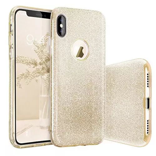 Huawei Mate 20 Telefontok - arany Shiny telefon tok