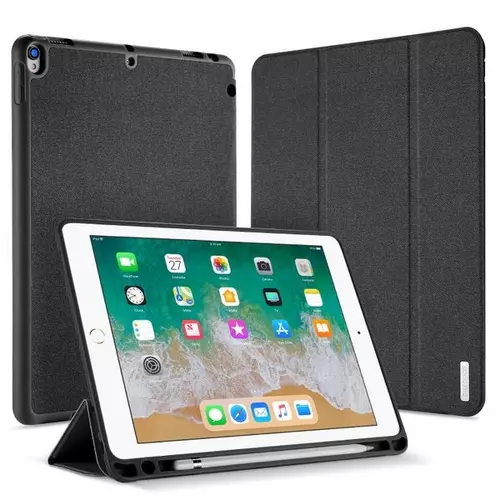iPad Pro 12.9 (2018) Tablettok - Dux Ducis Domo sötétszürke tablet tok