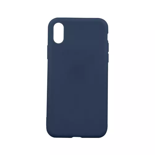 iPhone XR Telefontok - sötétkék szilikon tok