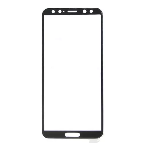 Huawei P20 üvegfólia - fekete 5D üvegfólia