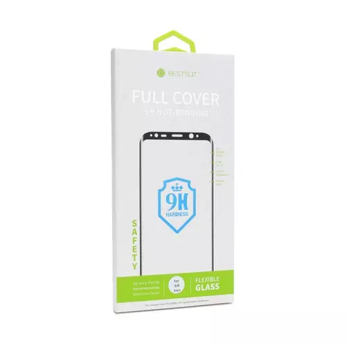 Samsung Galaxy S10 üvegfólia- 0,15 mm flex 3D Fekete (az íves részre is ráhajlik)