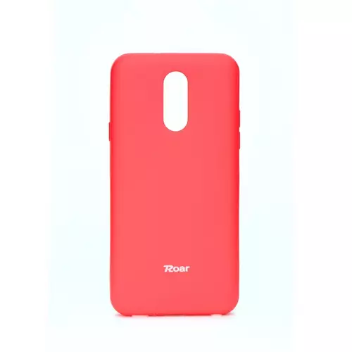 LG Q7 Telefontok - piros Jelly Szilikon tok