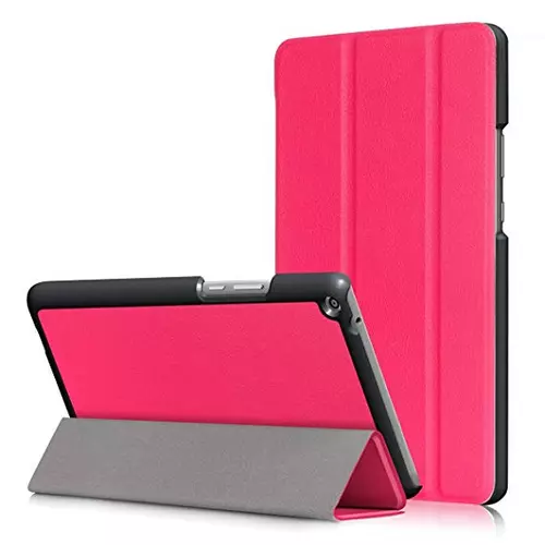 Huawei Mediapad T5 10.1 Tablettok (10.1COL) - pink flip tablet tok
